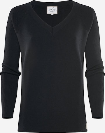 Pull-over 'DORINA' YOU LOOK PERFECT en noir : devant