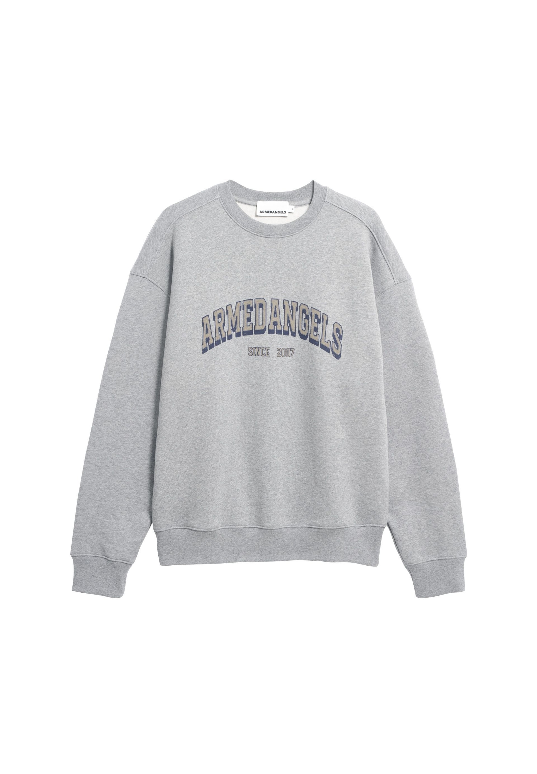 ARMEDANGELS Sweatshirt in Grijs: voorkant