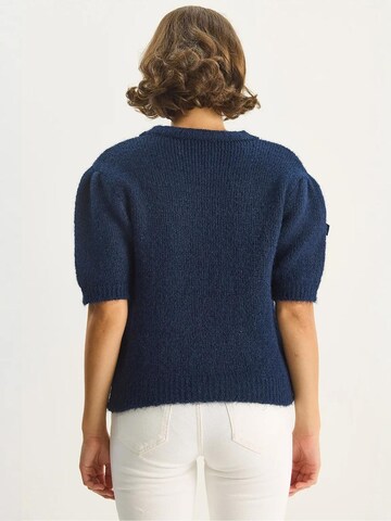 Bianco Lucci Pullover in Blau