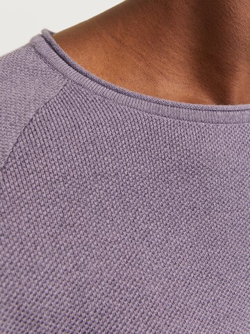 Regular fit Pullover 'JJEHill' di JACK & JONES in lilla