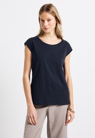 STREET ONE T-Shirt in Blau: Vorderseite