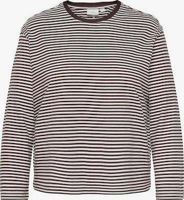 ONLY Carmakoma - Camiseta 'CARFreja' en marrón: frente