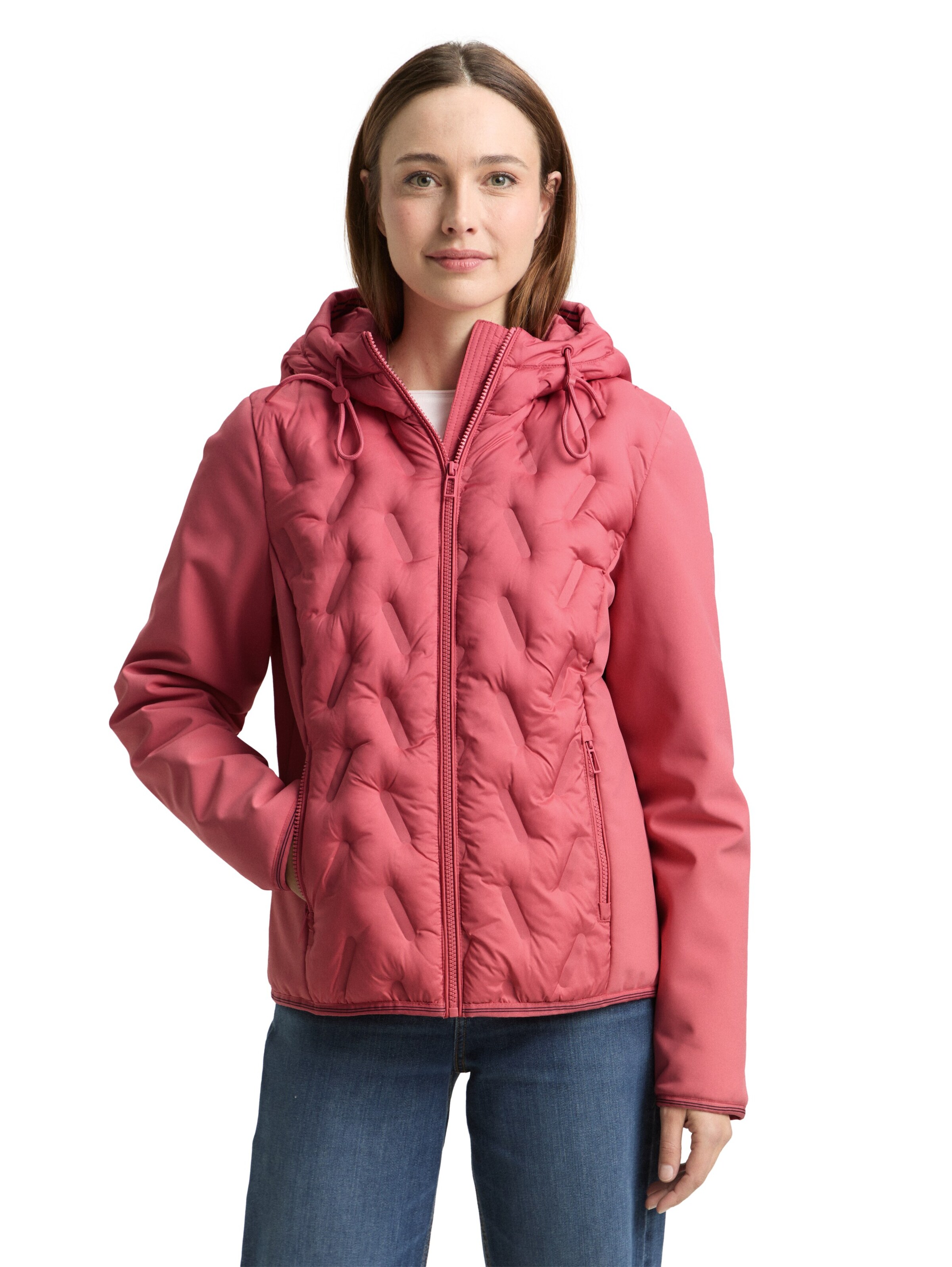 TOM TAILOR Between-Season Jacket in Pink: front