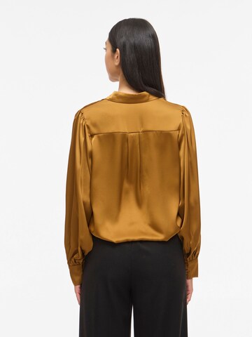VILA Bluse 'VIEnna Ravenna' in Braun