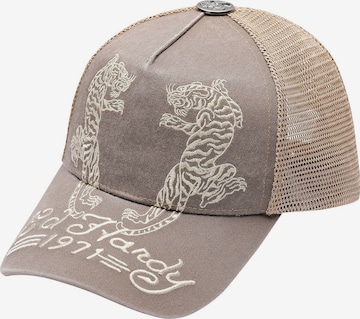 Ed Hardy Cap 'Desert Tiger' in Beige: Vorderseite