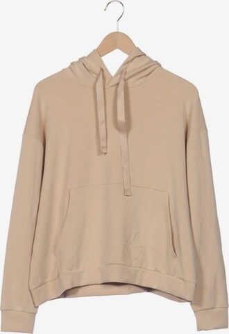 HUGO Sweatshirt & Zip-Up Hoodie in XL in Beige: front