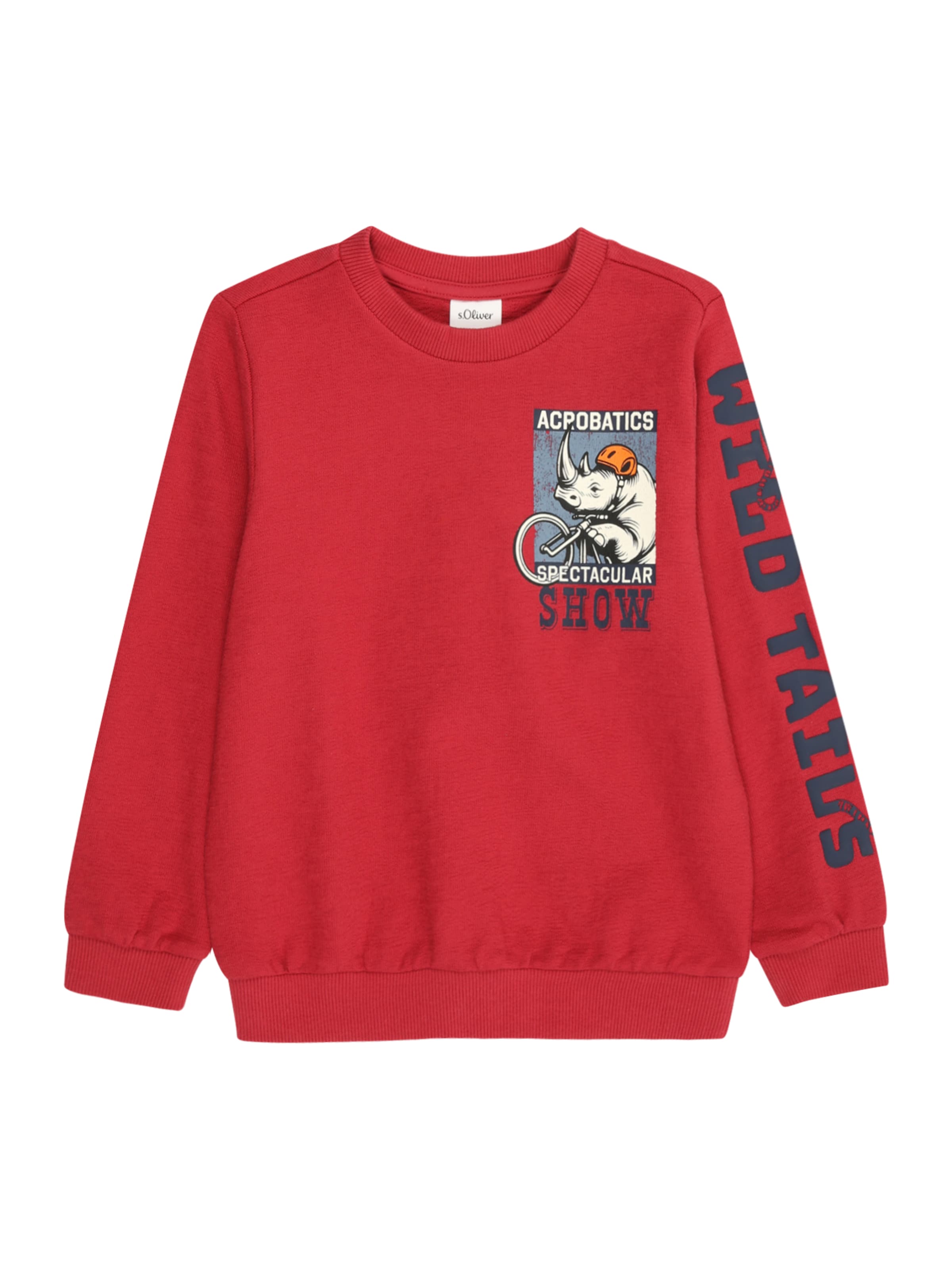 s.Oliver Sweatshirt in Red: front