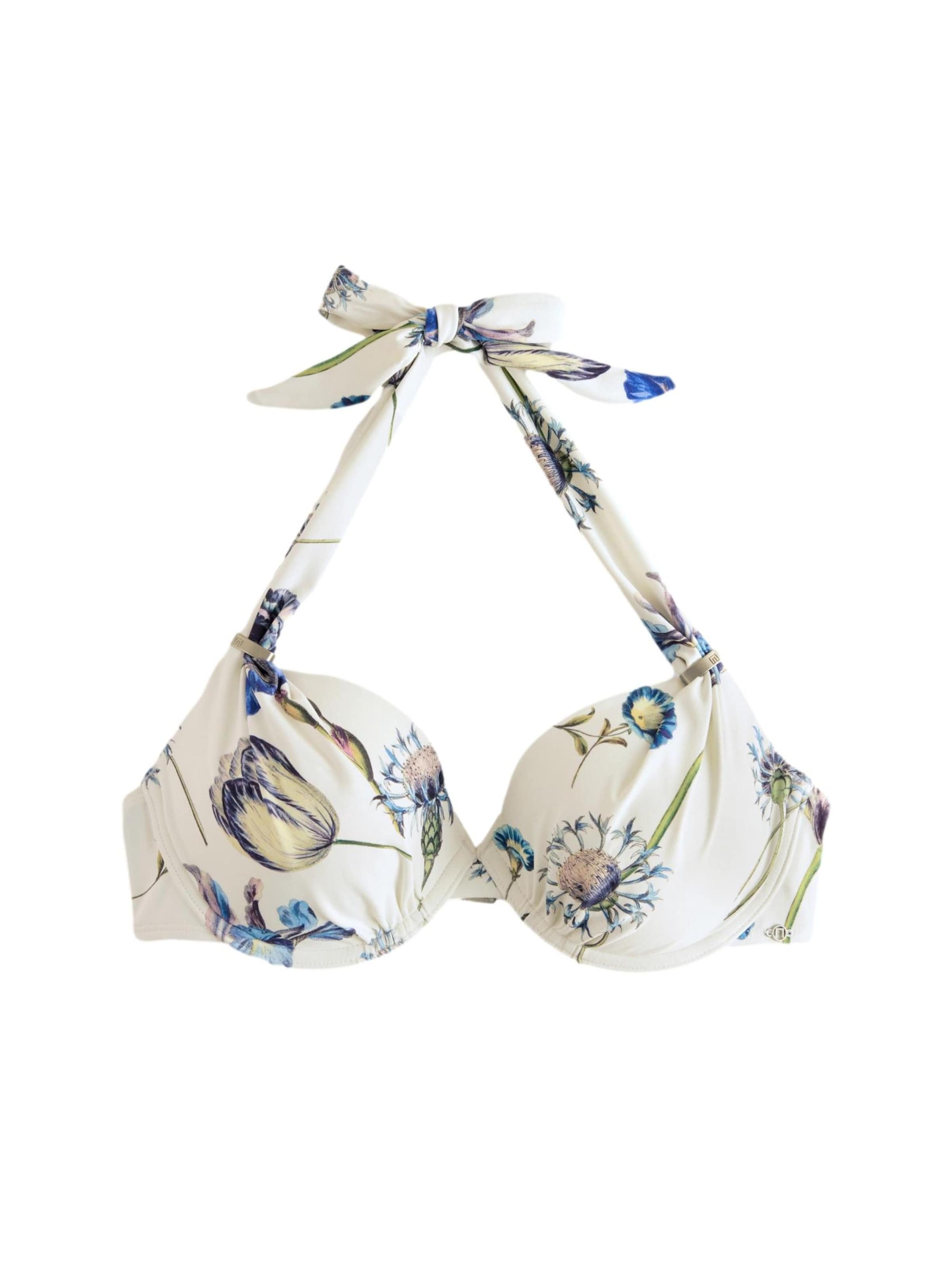 T-shirt Top per bikini di Next in blu: frontale