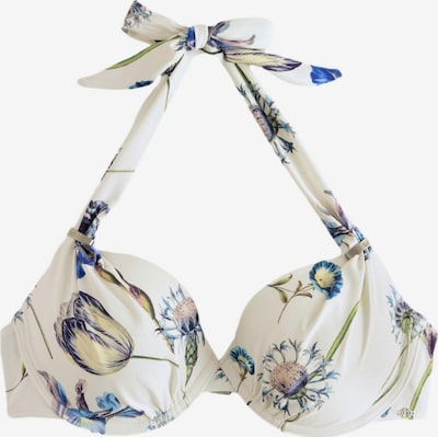 Next Bikinitoppi värissä laivastonsininen / indigonsininen / khaki / valkoinen, Tuotenäkymä