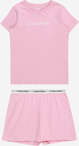 Calvin Klein Underwear - Pijama em rosa: frente