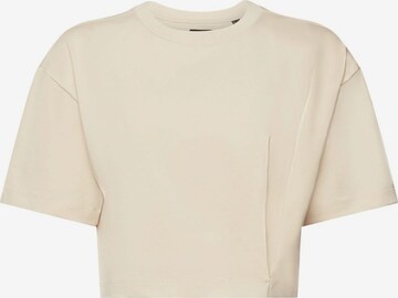 T-shirt ESPRIT en beige : devant