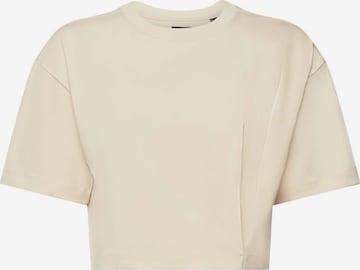 T-shirt ESPRIT en beige : devant