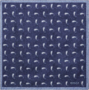 Boggi Milano Pocket Square in Blue: front