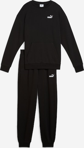 PUMA Športna trenirka | črna barva: sprednja stran