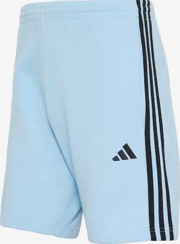 Pantaloni sport de la ADIDAS SPORTSWEAR pe albastru: față