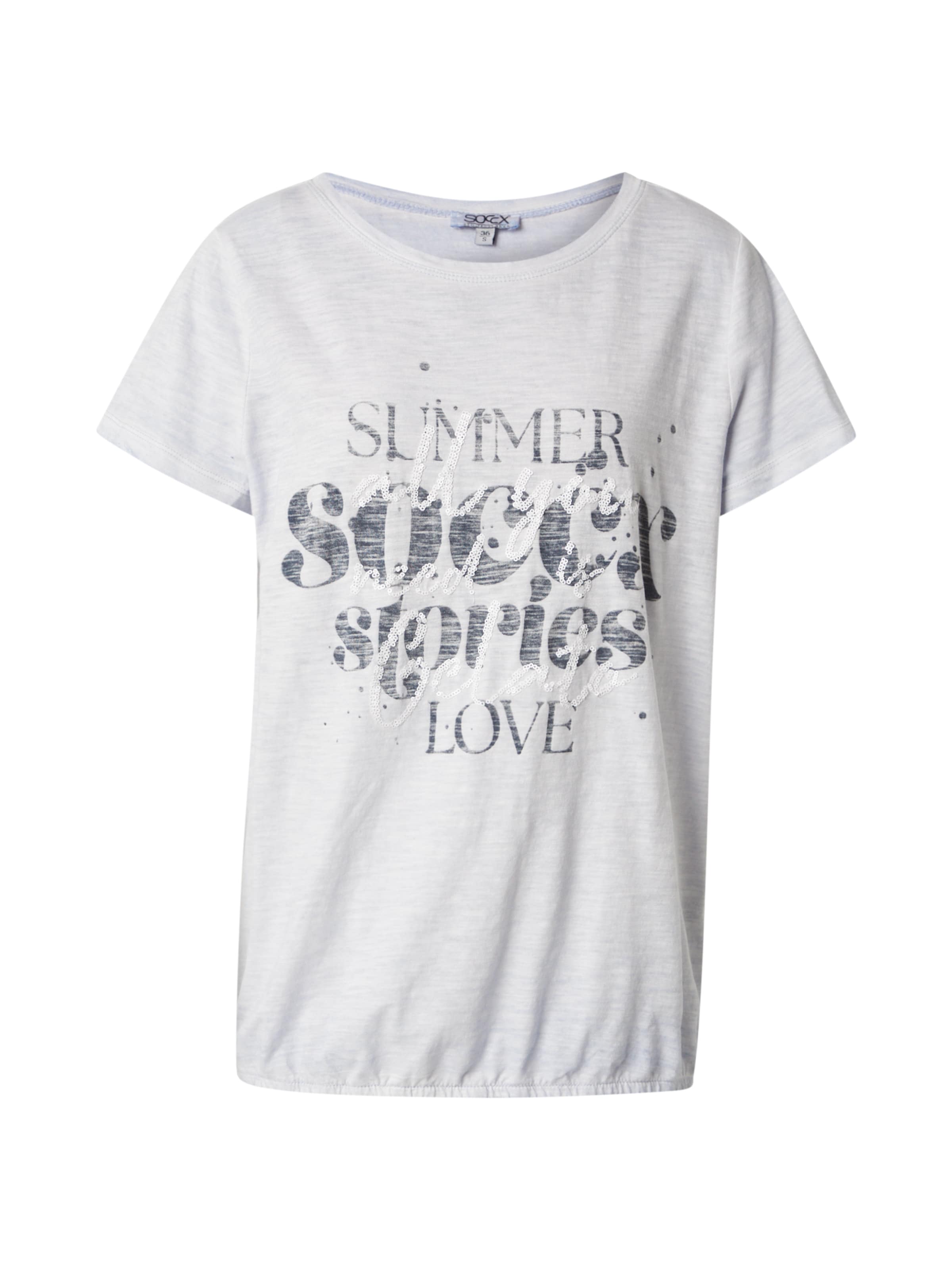 Soccx Tričko – modrá: přední strana