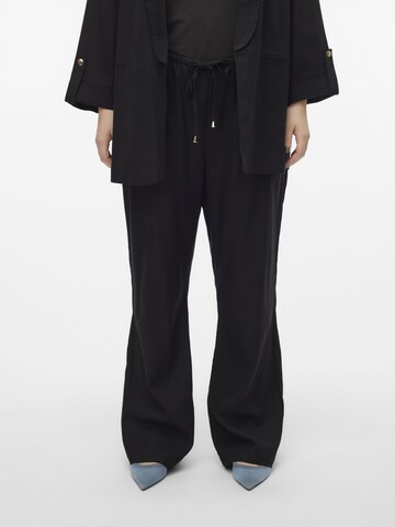 Loosefit Pantalon 'DINNA' Vero Moda Curve en noir : devant