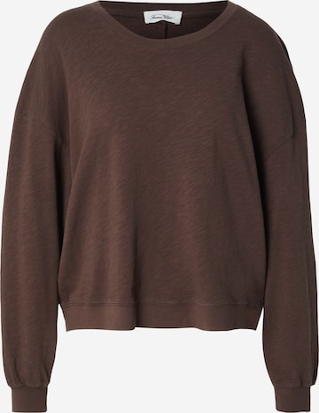 AMERICAN VINTAGE Collegepaita 'SONOMA' värissä ruskea: etupuoli