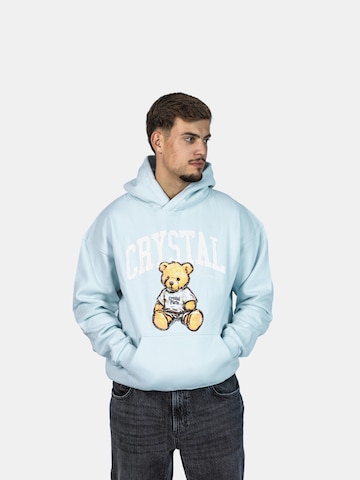 Crystal Paris Sweatshirt 'Teddy' in Blauw