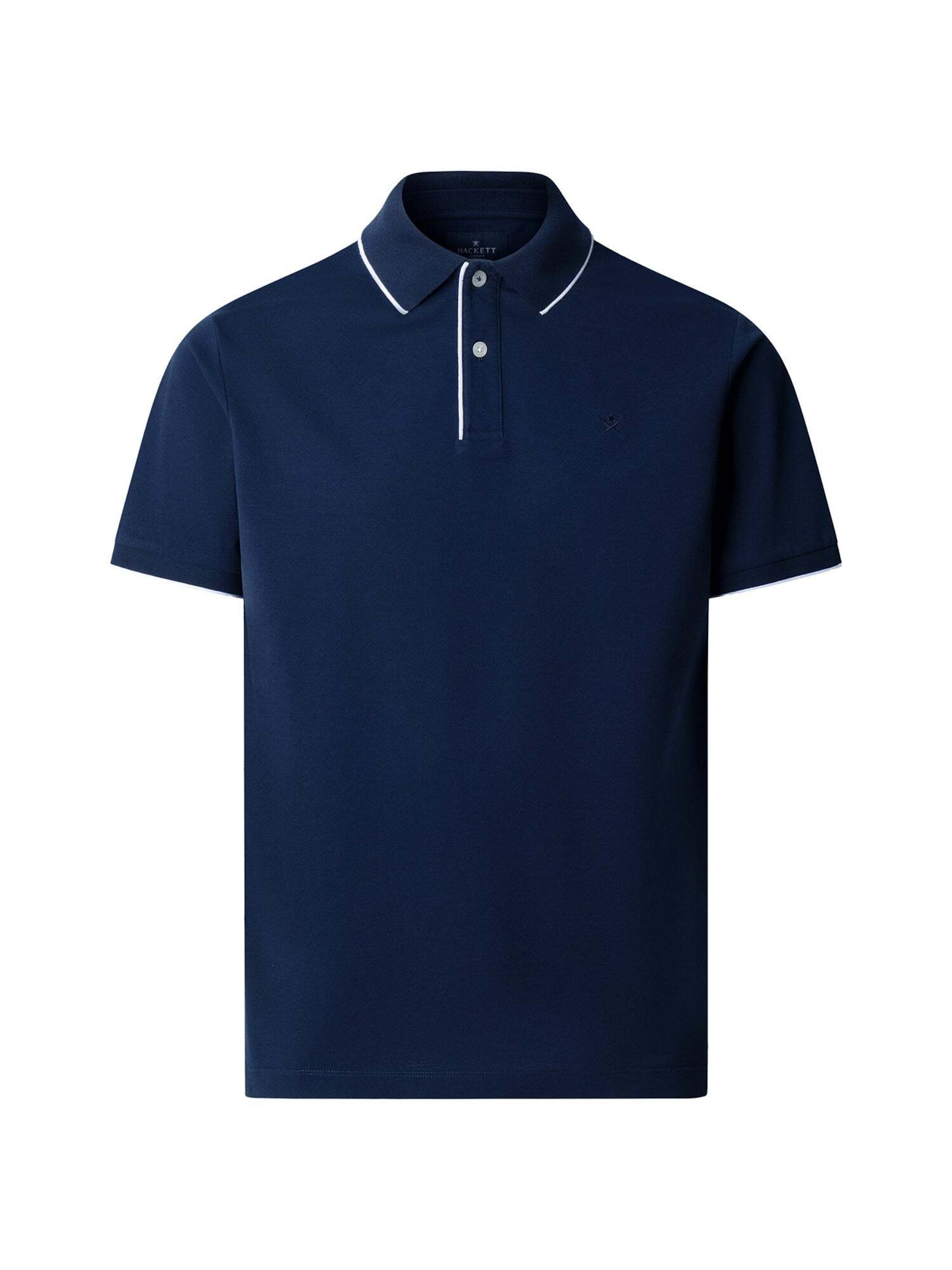 Hackett London Shirt in Blauw: voorkant