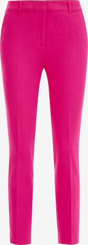 WE Fashion Slimfit Hose in Pink: predná strana