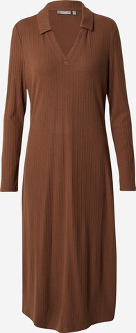 Fransa Knitted dress in Brown: front