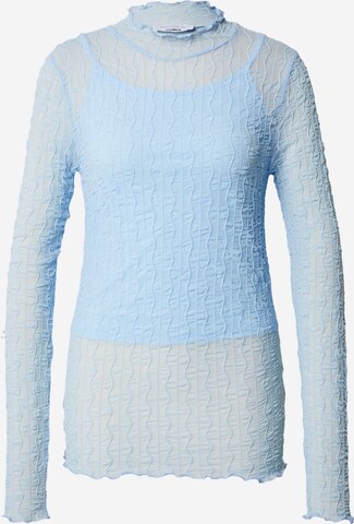 florence by mills exclusive for ABOUT YOU Shirt 'Pansie' in Blauw: voorkant