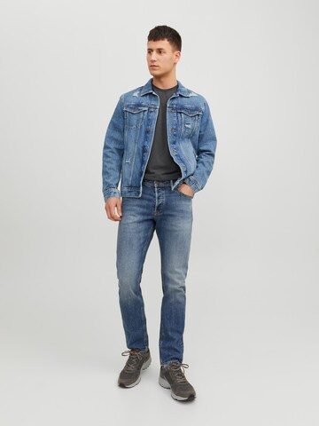 Coupe slim Jean 'Tim' JACK & JONES en bleu