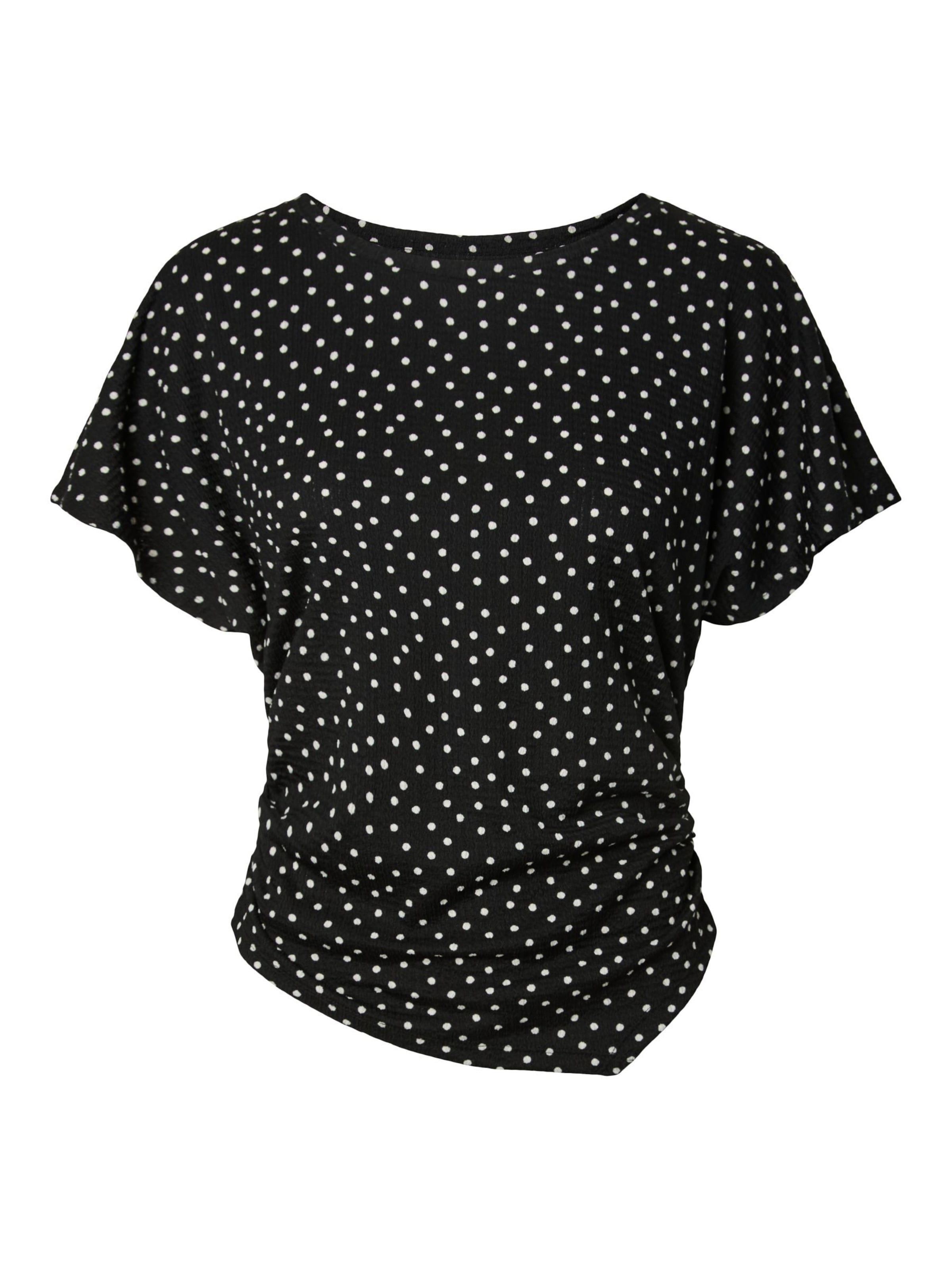 PIECES Haut 'PCAnnie' en XS en noir / blanc, Vue avec produit