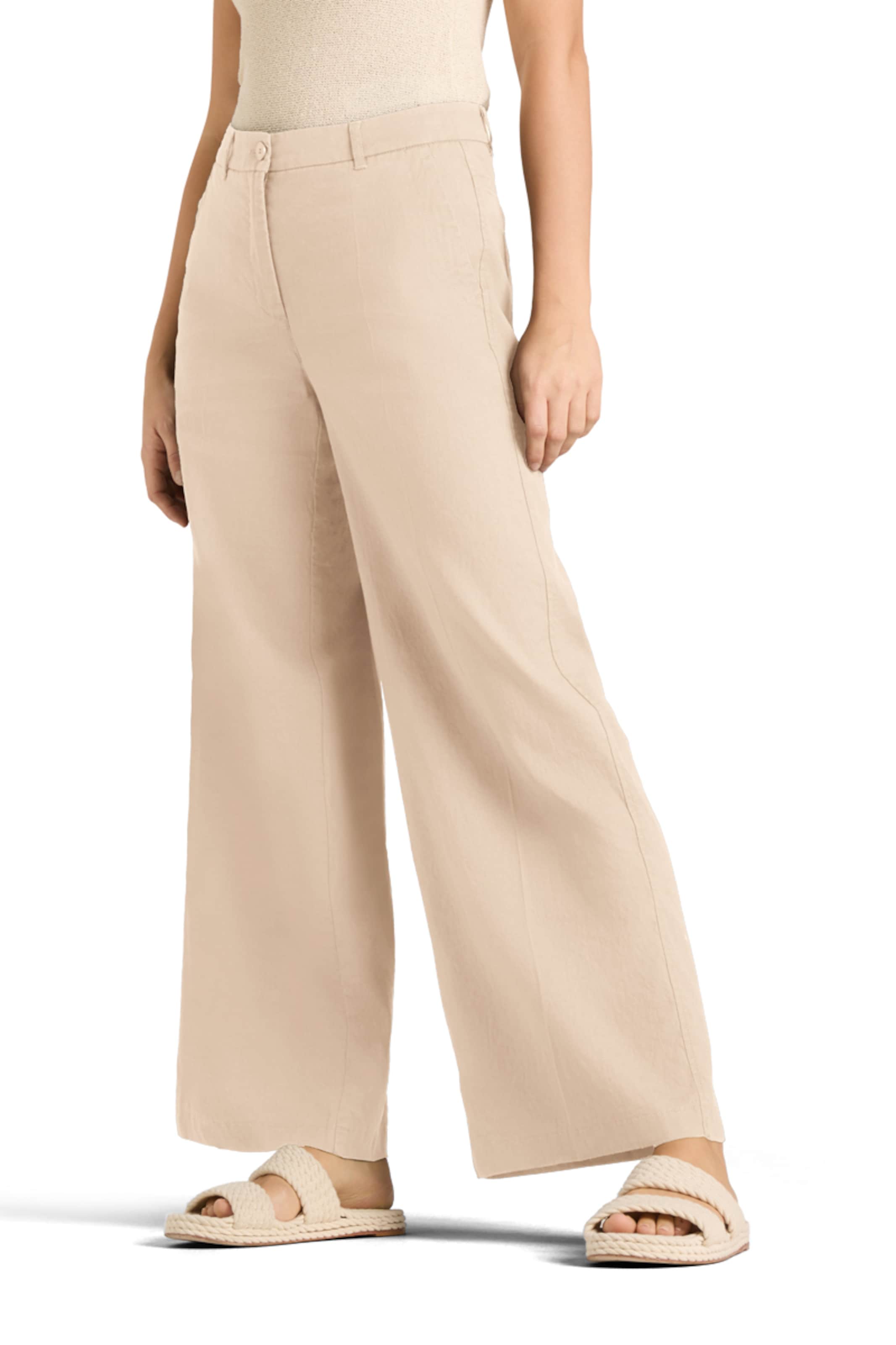 Regular Pantalon 'Adrienne' Cambio en beige