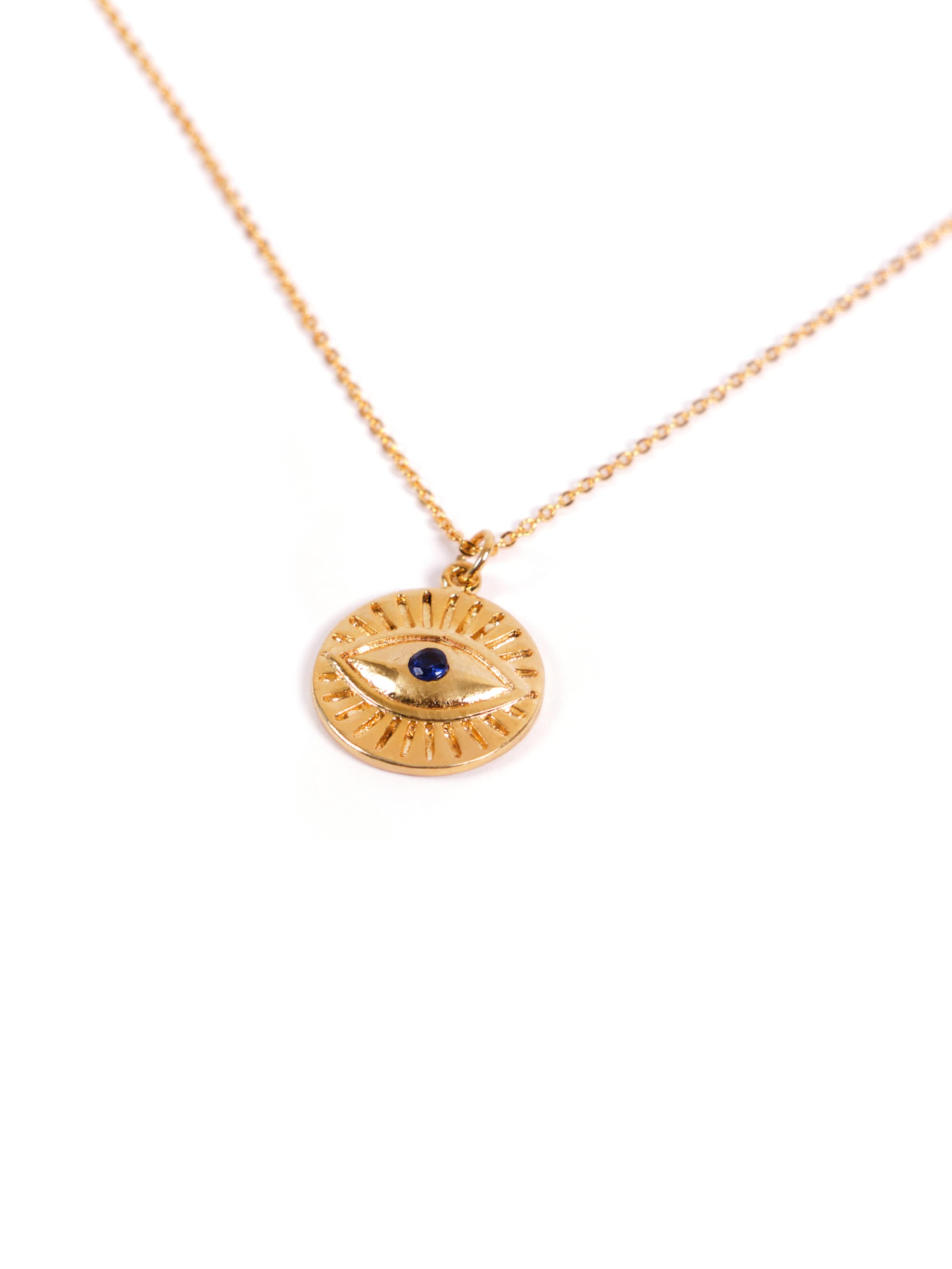 Collana 'Medallion of Eye' di Les Reines in oro