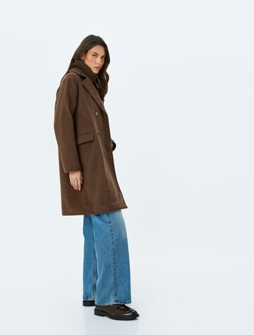 Koton Between-Seasons Coat in Brown