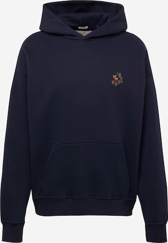 Abercrombie & Fitch Sweatshirt 'FESTIVE' in Blue: front