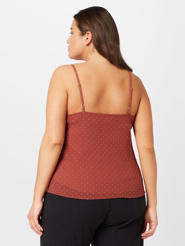 ABOUT YOU Curvy Top 'Tania' in Rood