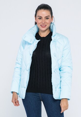 Giorgio di Mare Between-Season Jacket 'Grenoble' in Blue: front