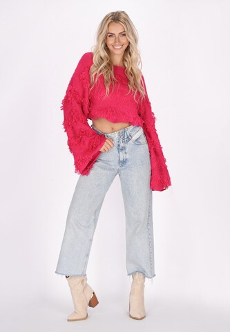 Pull-over IZIA en rose