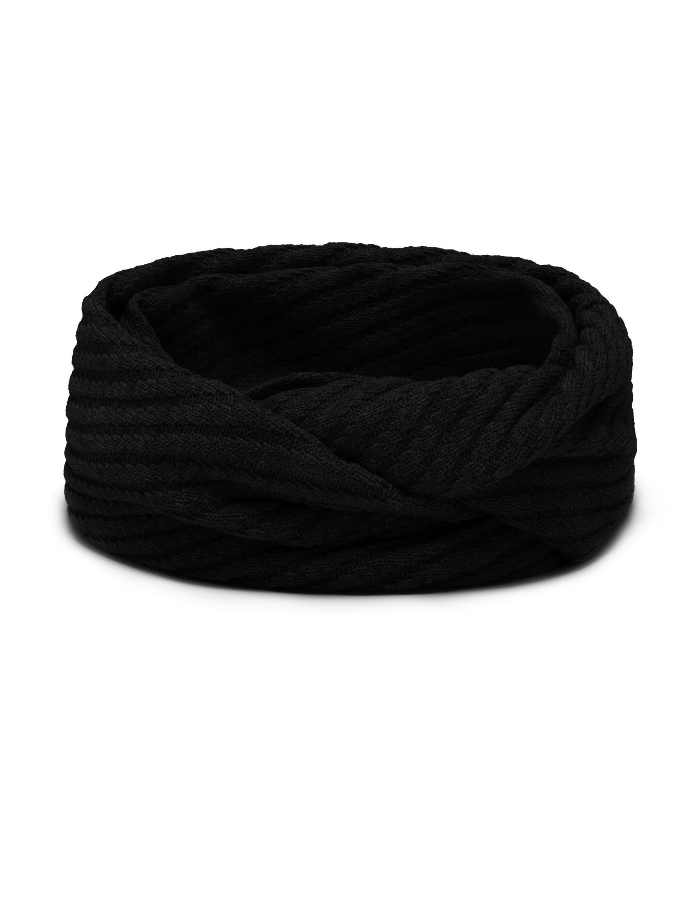 Vivisence Loop scarf '7017S' in Black: front