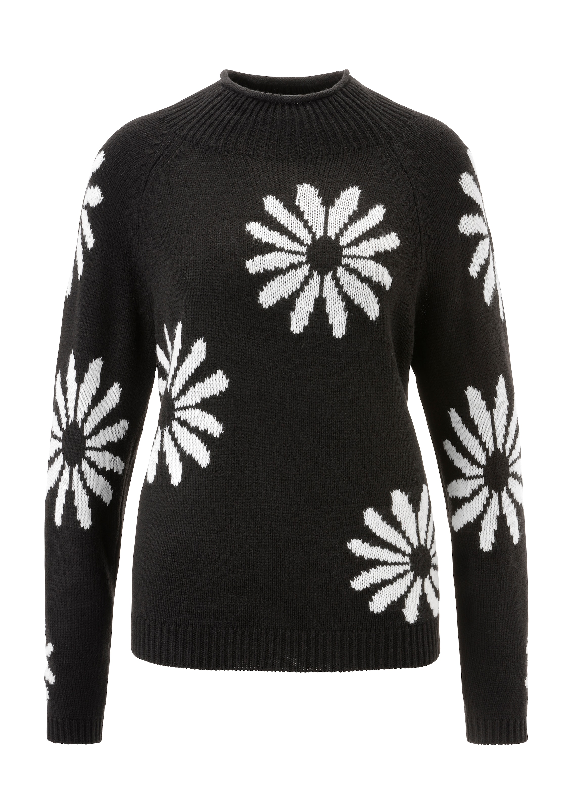 Aniston SELECTED Pullover in Schwarz: Vorderseite