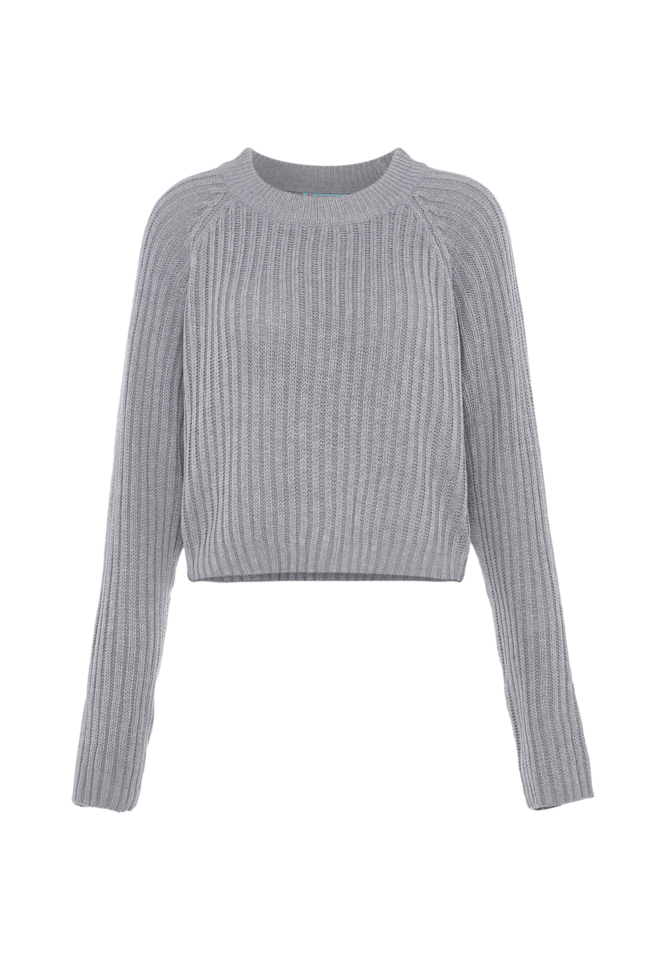 Libbi Pullover in Grau: Vorderseite