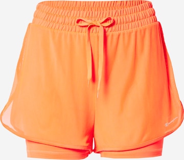 Champion Authentic Athletic Apparel Regular Workout Pants in Orange: front