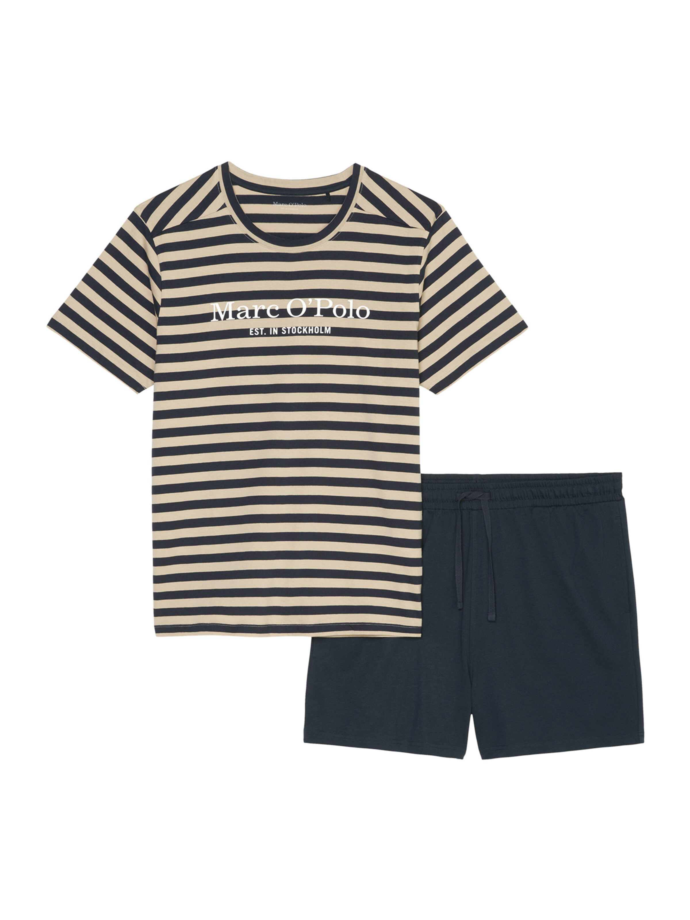 Marc O'Polo Pyjama in Blau: Vorderseite