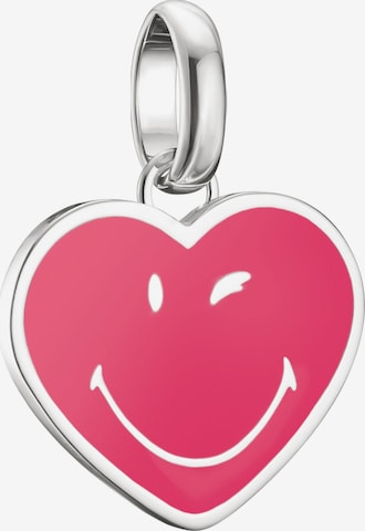 Thomas Sabo Anhänger 'Smileyworld® Heart Charm' in Silber: Vorderseite