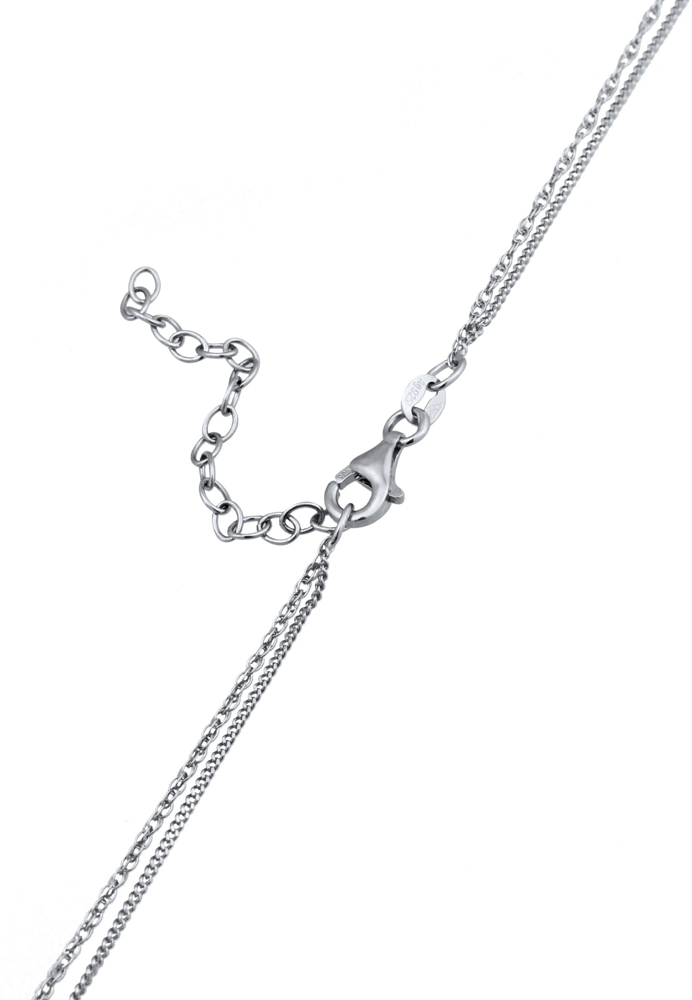 ELLI Halskette Mondstein in Silber