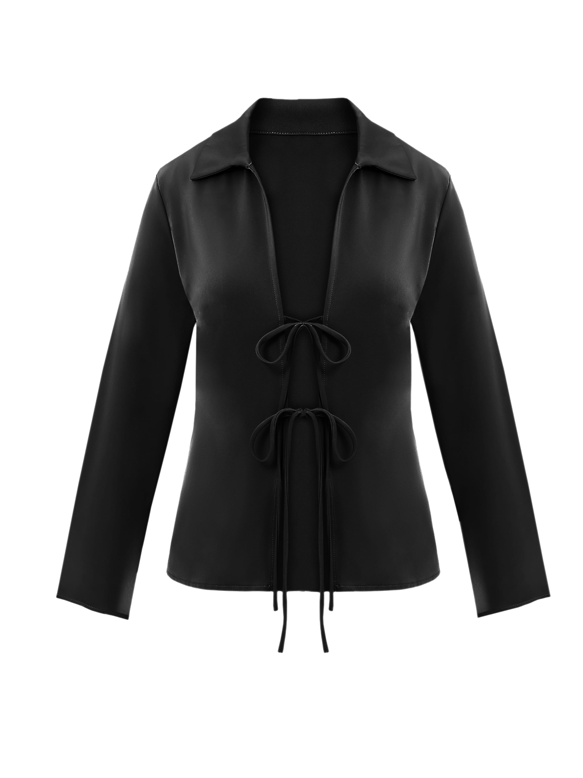 Imily Bela Blúz - fekete: elől