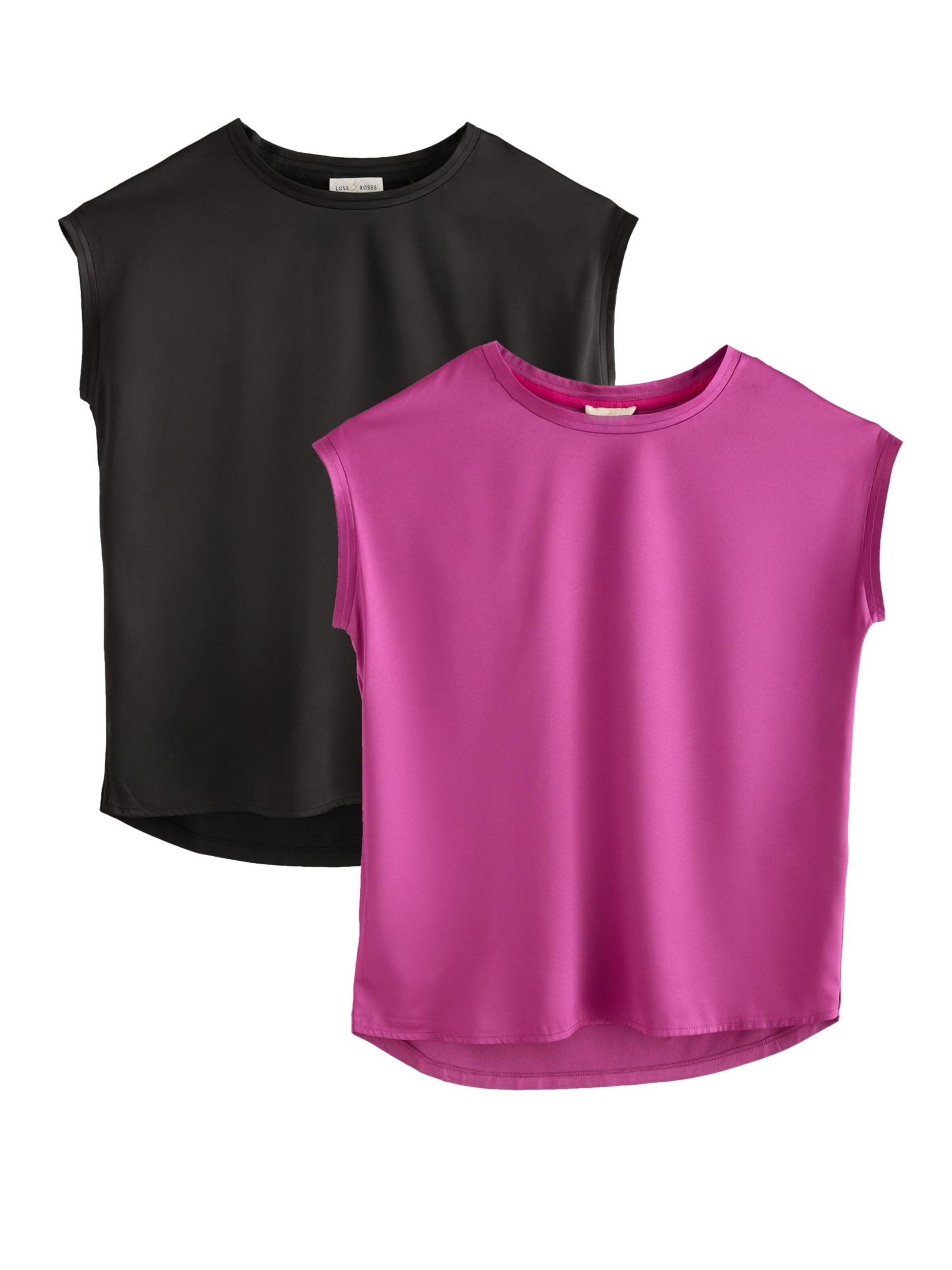 love & roses Shirt in Pink: front