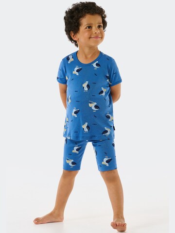 SCHIESSER Pajamas 'Original Classics' in Blue: front