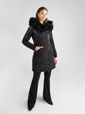 Manteau d’hiver 'NEW LINETTE' ONLY en noir : devant