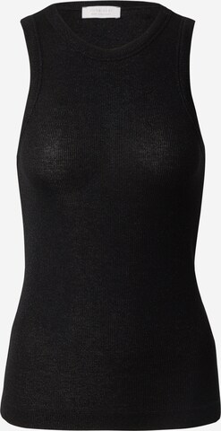 Rich & Royal Top in Black: front