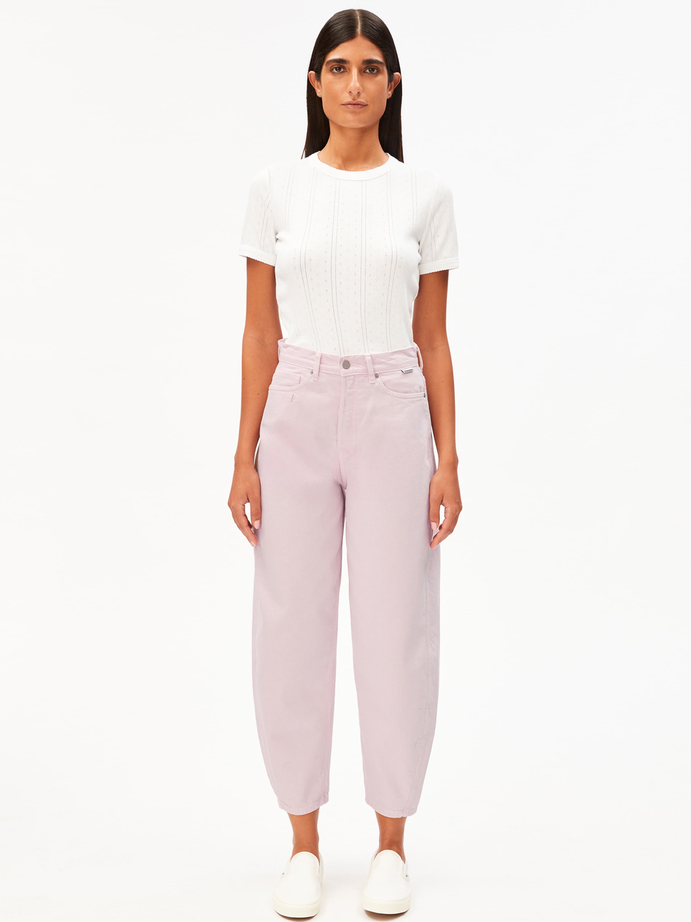 ARMEDANGELS Barrel Jeans 'BAARLY' BARREL in Pink: Vorderseite