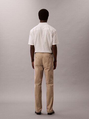Calvin Klein Jeans Slim fit Chino trousers in Beige